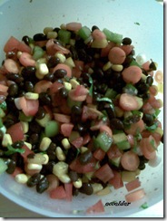 black bean salad